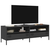 vidaXL TV Cabinet 135x39x43.5 cm Cold-Rolled Steel Black