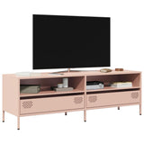 vidaXL TV Cabinet 135x39x43.5 cm Cold-Rolled Steel Black
