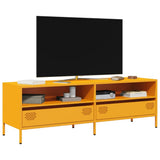 vidaXL TV Cabinet 135x39x43.5 cm Cold-Rolled Steel Black