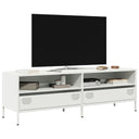 vidaXL TV Cabinet 135x39x43.5 cm Cold-Rolled Steel Black