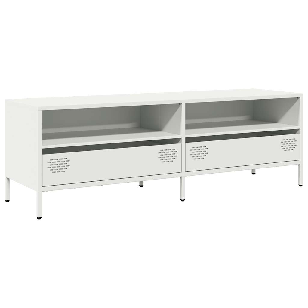 vidaXL TV Cabinet 135x39x43.5 cm Cold-Rolled Steel Black