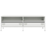 vidaXL TV Cabinet 135x39x43.5 cm Cold-Rolled Steel Black