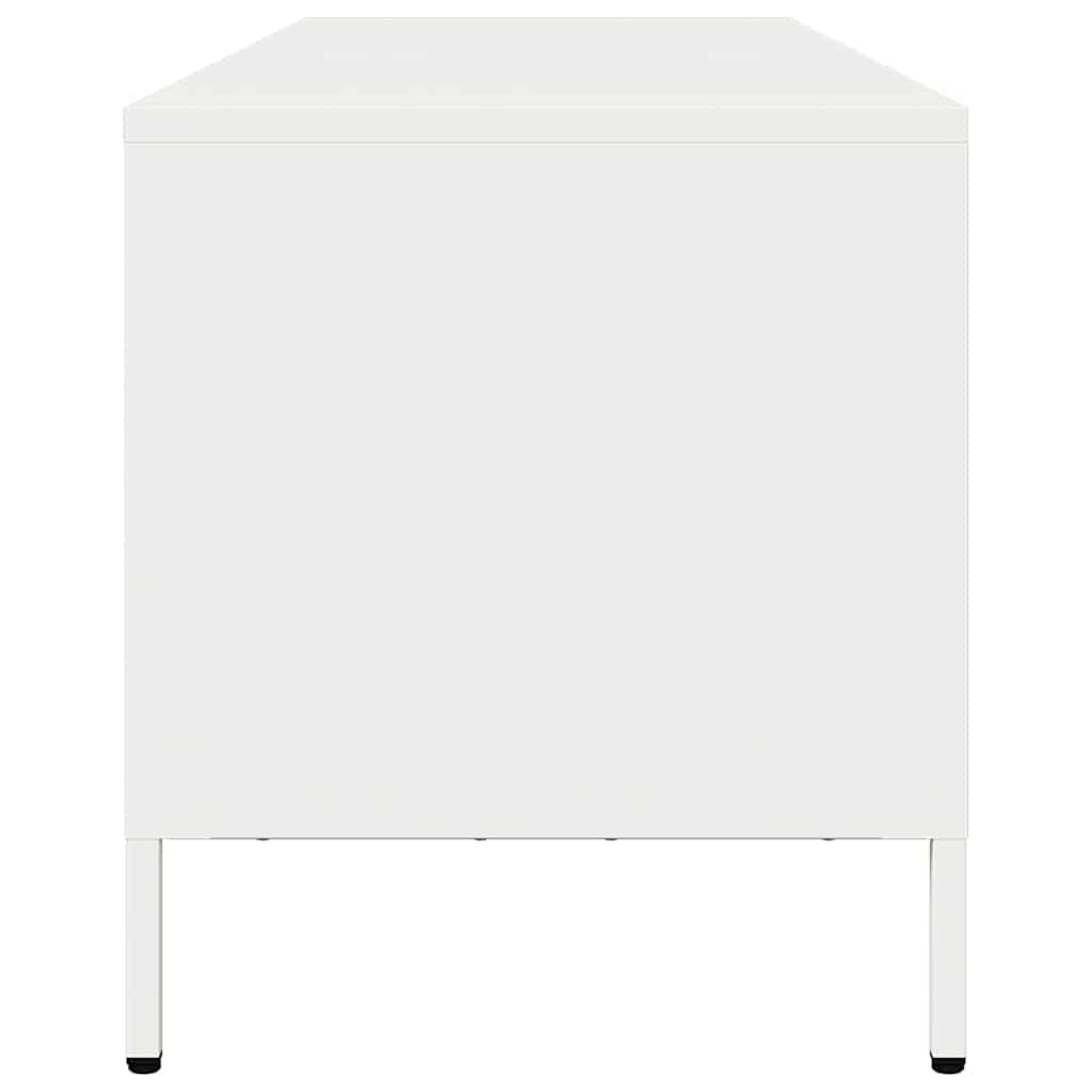 vidaXL TV Cabinet 135x39x43.5 cm Cold-Rolled Steel Black
