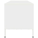 vidaXL TV Cabinet 135x39x43.5 cm Cold-Rolled Steel Black