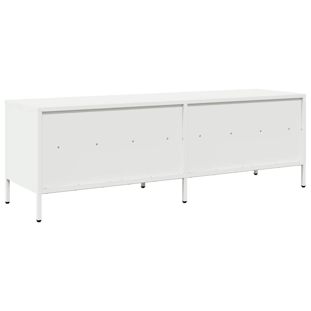 vidaXL TV Cabinet 135x39x43.5 cm Cold-Rolled Steel Black