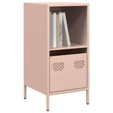 vidaXL Dressoir 135x39x73,5 cm koudgewalst staal zwart