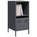 vidaXL Dressoir 135x39x73,5 cm koudgewalst staal zwart