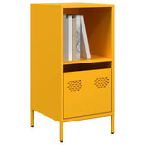 vidaXL Dressoir 135x39x73,5 cm koudgewalst staal zwart