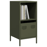 vidaXL Dressoir 135x39x73,5 cm koudgewalst staal zwart
