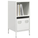 vidaXL Dressoir 135x39x73,5 cm koudgewalst staal zwart