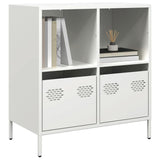vidaXL Dressoir 135x39x73,5 cm koudgewalst staal zwart