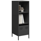 vidaXL Hoge kast 35x39x103,5 cm staal zwart