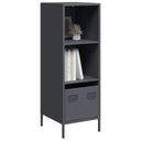 vidaXL Hoge kast 35x39x103,5 cm staal zwart