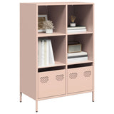 vidaXL Hoge kast 35x39x103,5 cm staal zwart