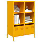 vidaXL Hoge kast 35x39x103,5 cm staal zwart