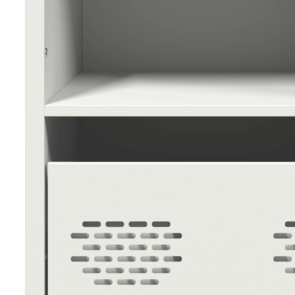 vidaXL Hoge kast 35x39x103,5 cm staal zwart