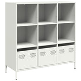 vidaXL Hoge kast 35x39x103,5 cm staal zwart
