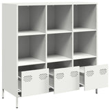 vidaXL Hoge kast 35x39x103,5 cm staal zwart