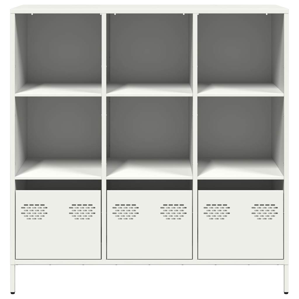 vidaXL Hoge kast 35x39x103,5 cm staal zwart