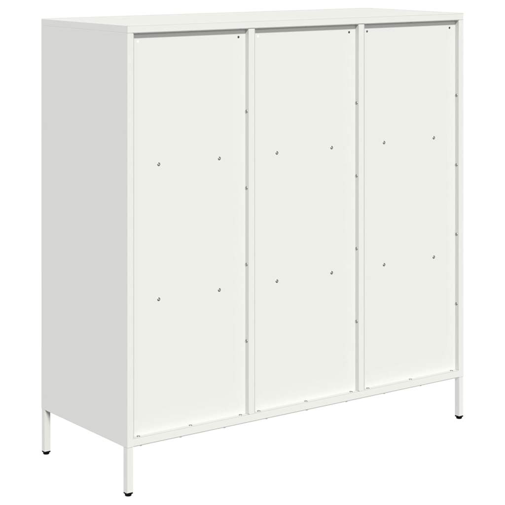 vidaXL Hoge kast 35x39x103,5 cm staal zwart