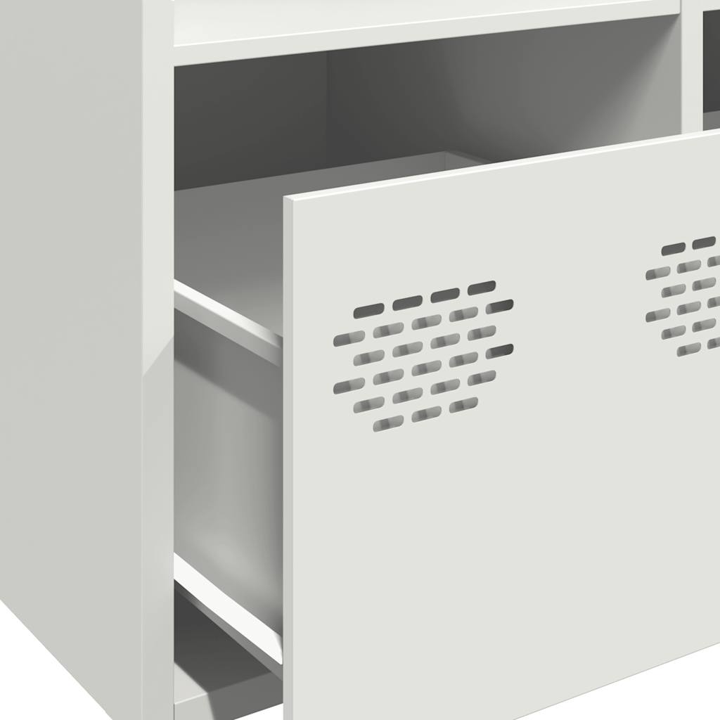vidaXL Hoge kast 35x39x103,5 cm staal zwart