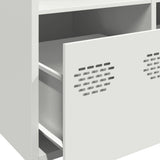 vidaXL Hoge kast 35x39x103,5 cm staal zwart
