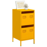 vidaXL Dressoir 35x39x73,5 cm koudgewalst staal zwart