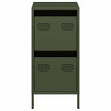 vidaXL Dressoir 35x39x73,5 cm koudgewalst staal zwart