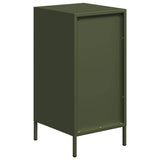 vidaXL Dressoir 35x39x73,5 cm koudgewalst staal zwart