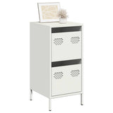 vidaXL Dressoir 35x39x73,5 cm koudgewalst staal zwart