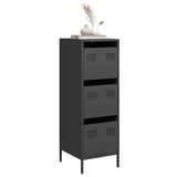 vidaXL Hoge kast 39x35x103,5 cm staal zwart