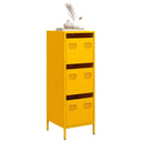 vidaXL Hoge kast 39x35x103,5 cm staal zwart