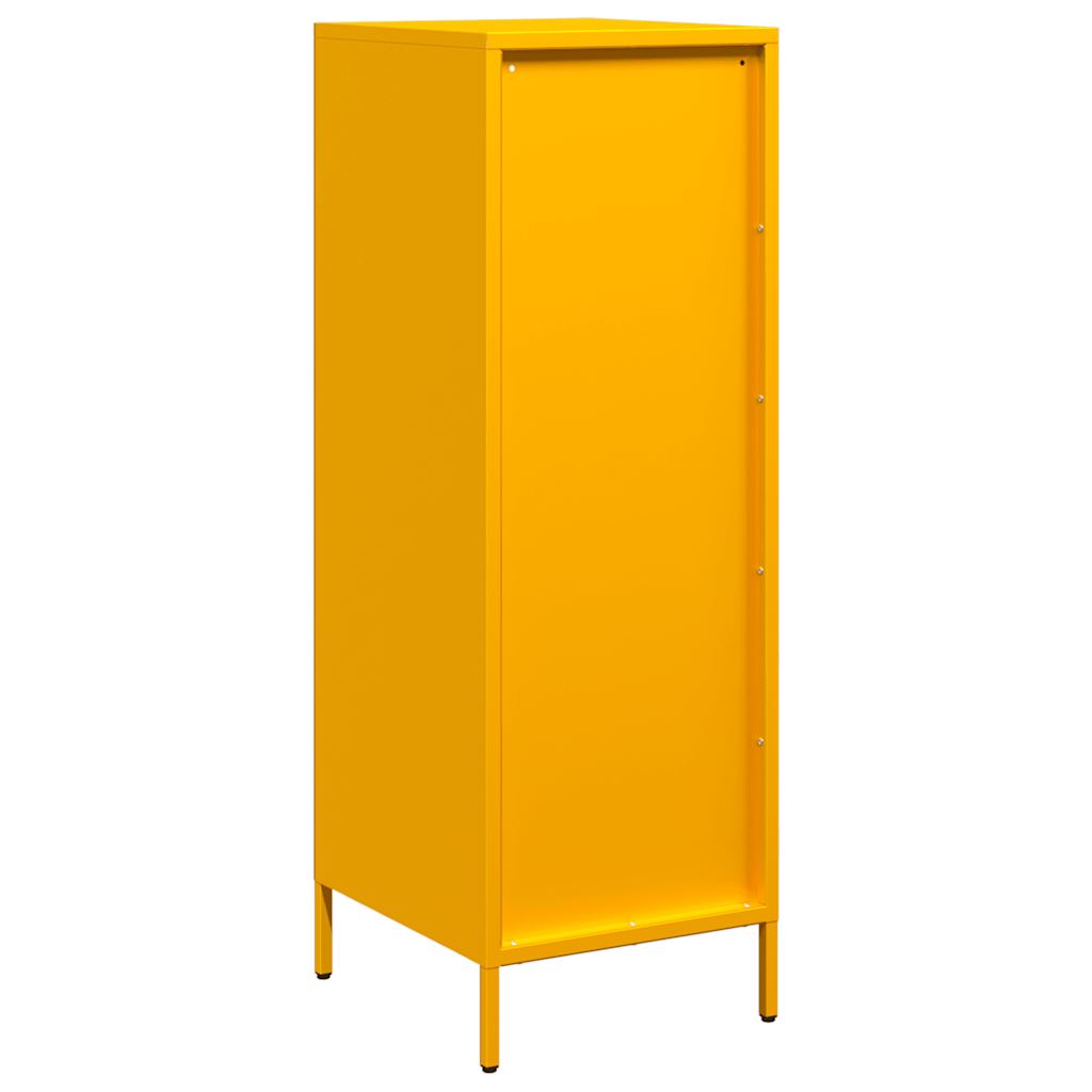 vidaXL Hoge kast 39x35x103,5 cm staal zwart