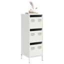 vidaXL Hoge kast 39x35x103,5 cm staal zwart