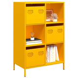 vidaXL Hoge kast 68x39x103,5 cm staal zwart