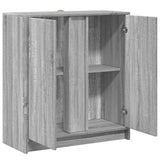 vidaXL Dressoir met LED 77x34x85 cm bewerkt hout wit