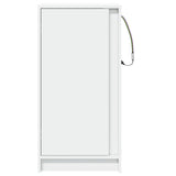 vidaXL Dressoir met LED 42,5x34x85 cm bewerkt hout wit