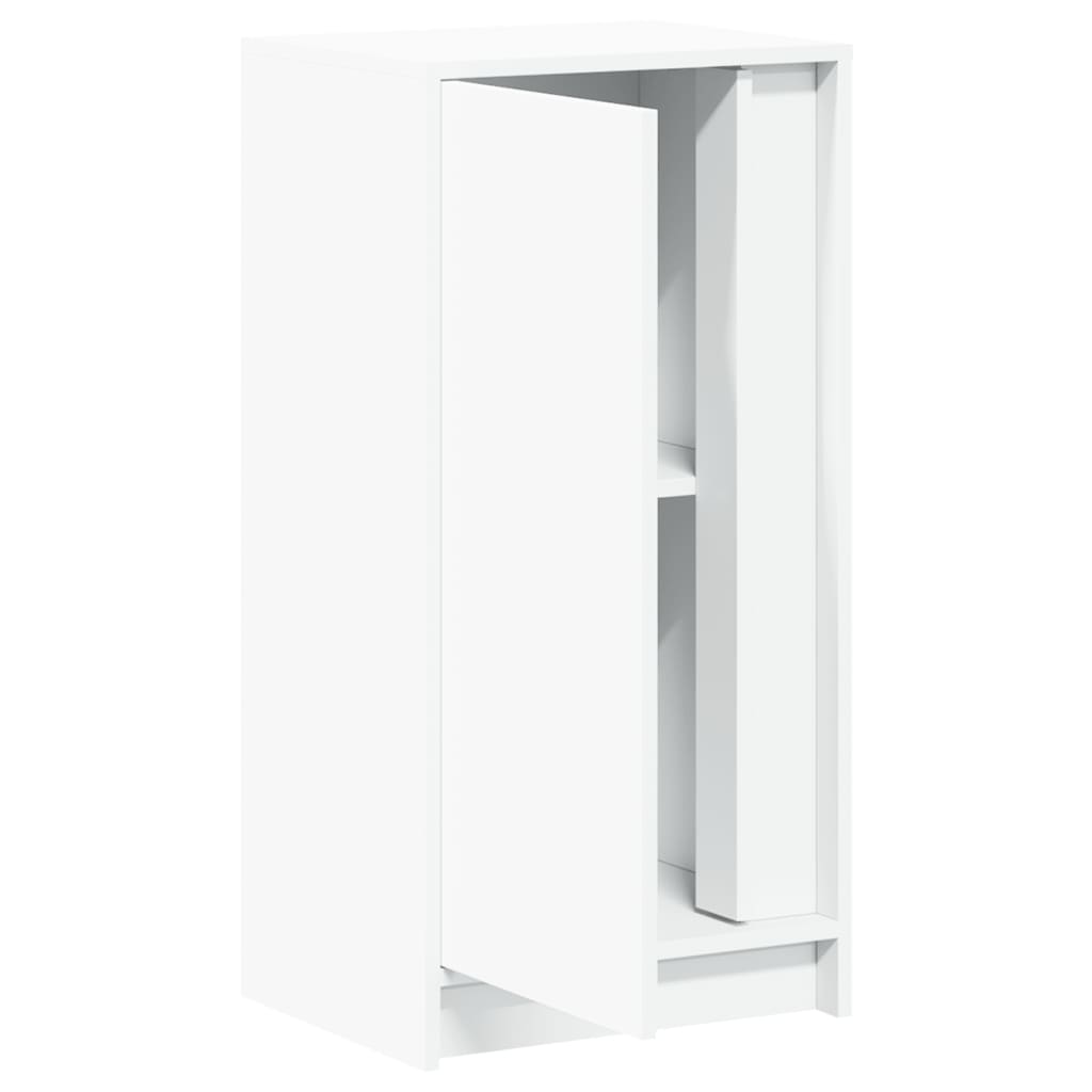 vidaXL Dressoir met LED 42,5x34x85 cm bewerkt hout wit