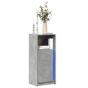 vidaXL Dressoir met LED 77x34x100 cm bewerkt hout wit