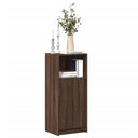 vidaXL Dressoir met LED 77x34x100 cm bewerkt hout wit