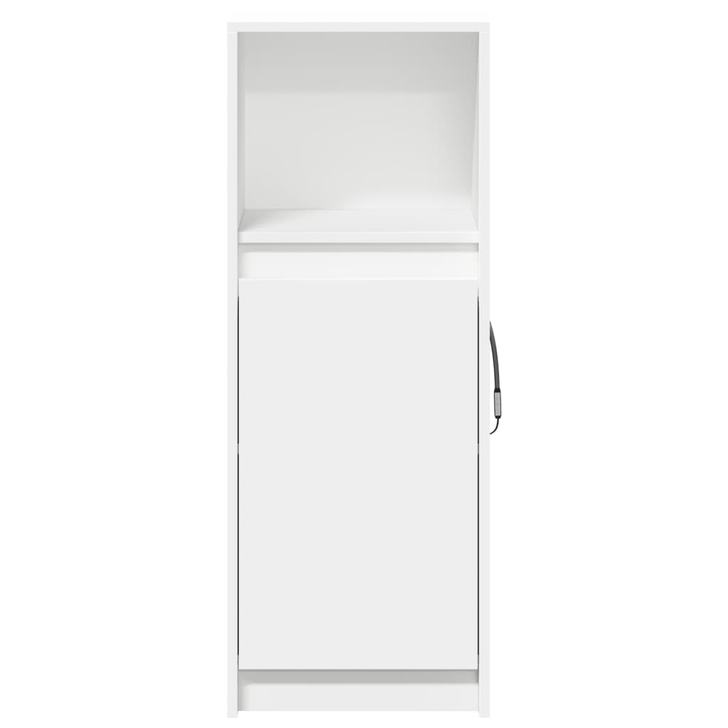 vidaXL Dressoir met LED 72x34x100 cm bewerkt hout wit