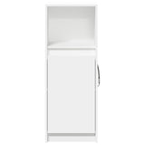 vidaXL Dressoir met LED 72x34x100 cm bewerkt hout wit