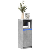 vidaXL Dressoir met LED 72x34x100 cm bewerkt hout wit