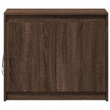 vidaXL Sideboard with LED 72x34x61 cm engineered wood white