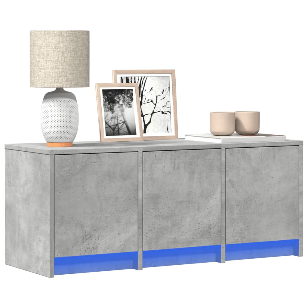vidaXL TV Kast met LED met lade Wit 165 x 34 x 40 cm Bewerkt hout