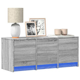 vidaXL TV Kast met LED met lade Wit 165 x 34 x 40 cm Bewerkt hout
