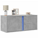 vidaXL Tv-wandmeubel met LED-verlichting 80x31x35 cm wit