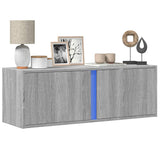 vidaXL Tv-wandmeubel met LED-verlichting 80x31x35 cm wit