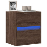 vidaXL Tv-wandmeubel met LED-verlichting 180x31x45 cm wit