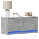vidaXL Tv-wandmeubel met LED-verlichting 180x31x38 cm wit